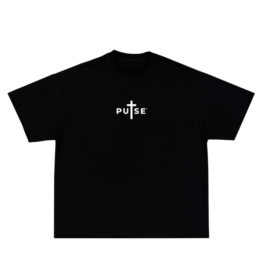 PULSE THERE IS NO TOMORROW. BLACK TEE