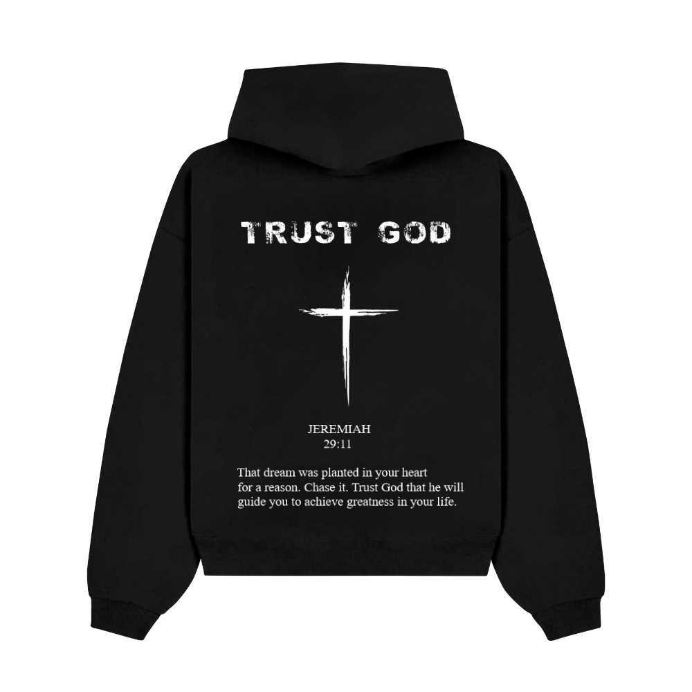 PULSE TRUST GOD BLACK HOODIE