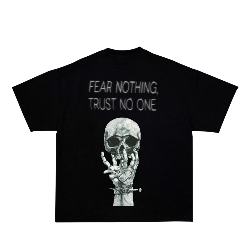 PULSE FEAR TRUST BLACK TEE