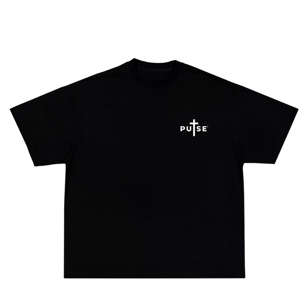 PULSE FEAR TRUST BLACK TEE