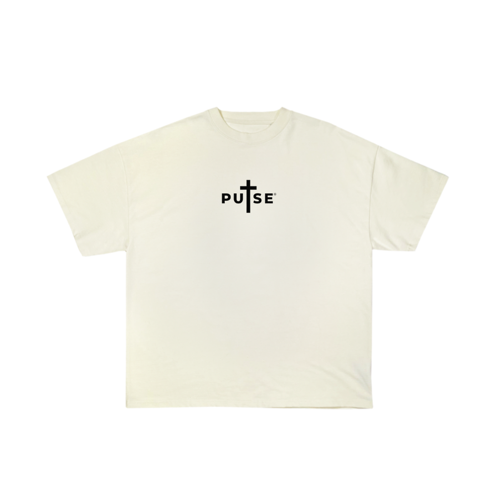 PULSE FAITH OVER FEAR WHITE TEE