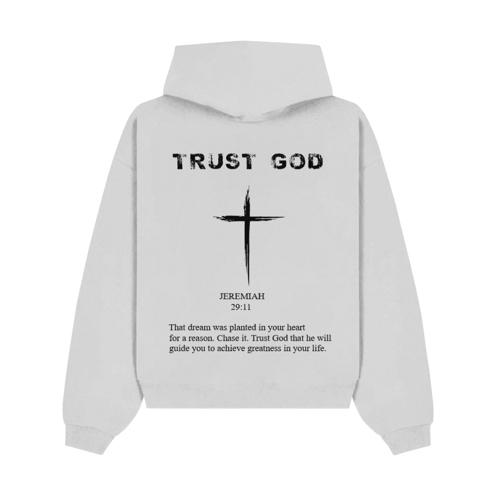 PULSE TRUST GOD WHITE HOODIE