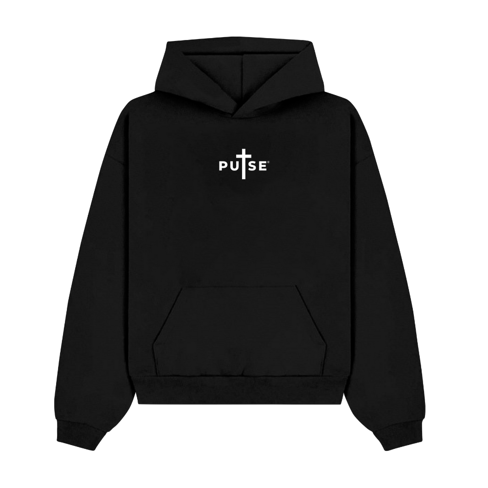 PULSE GOD`S PLAN. BLACK HOODIE