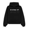 PULSE EARN IT. BLACK HOODIE