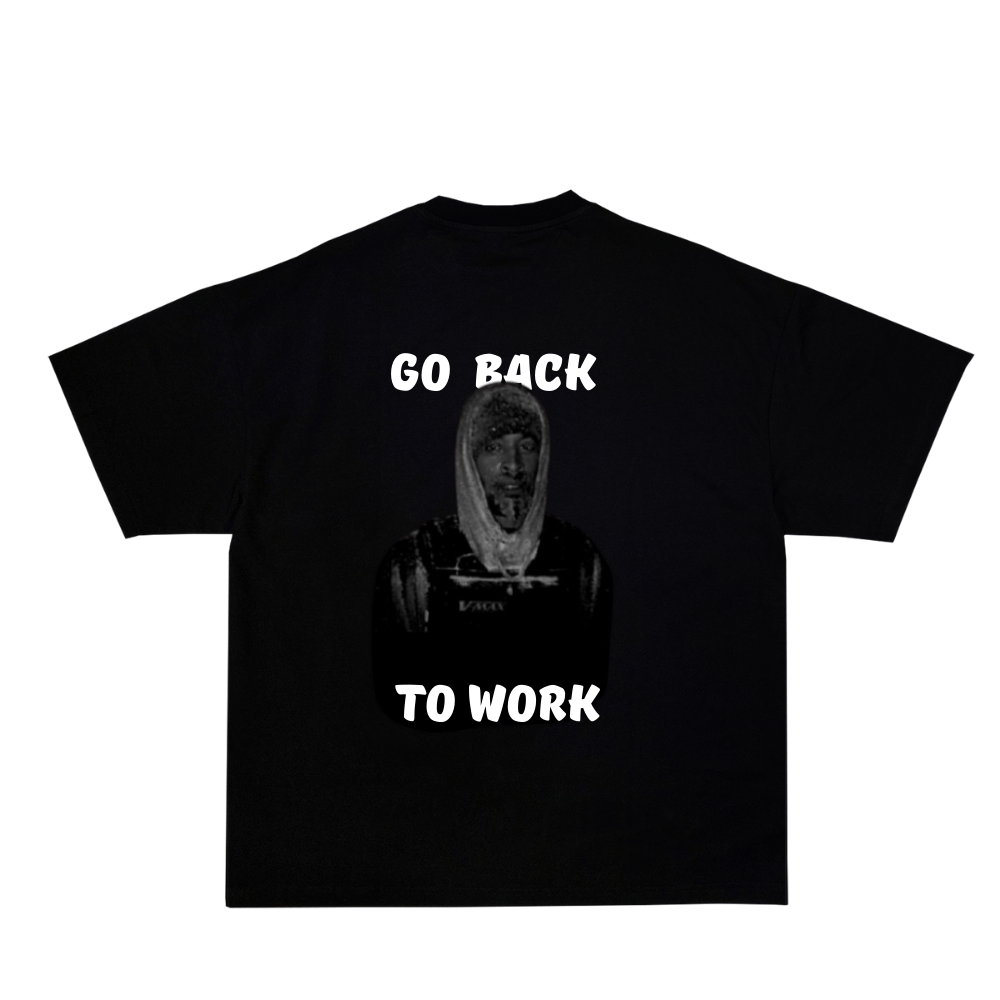 PULSE GO BACK TO WORK BLACK TEE