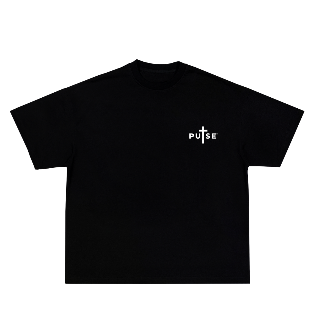 PULSE GO BACK TO WORK BLACK TEE