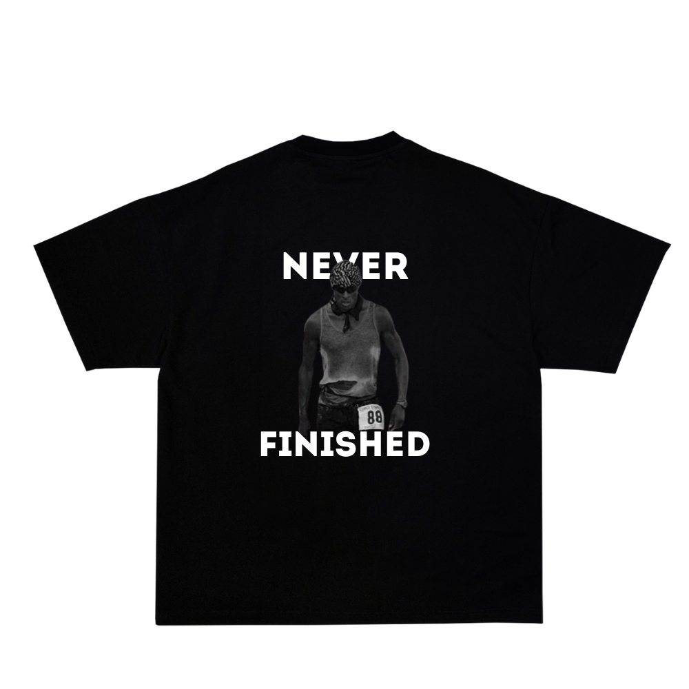 PULSE NEVER FINISHED BLACK TEE