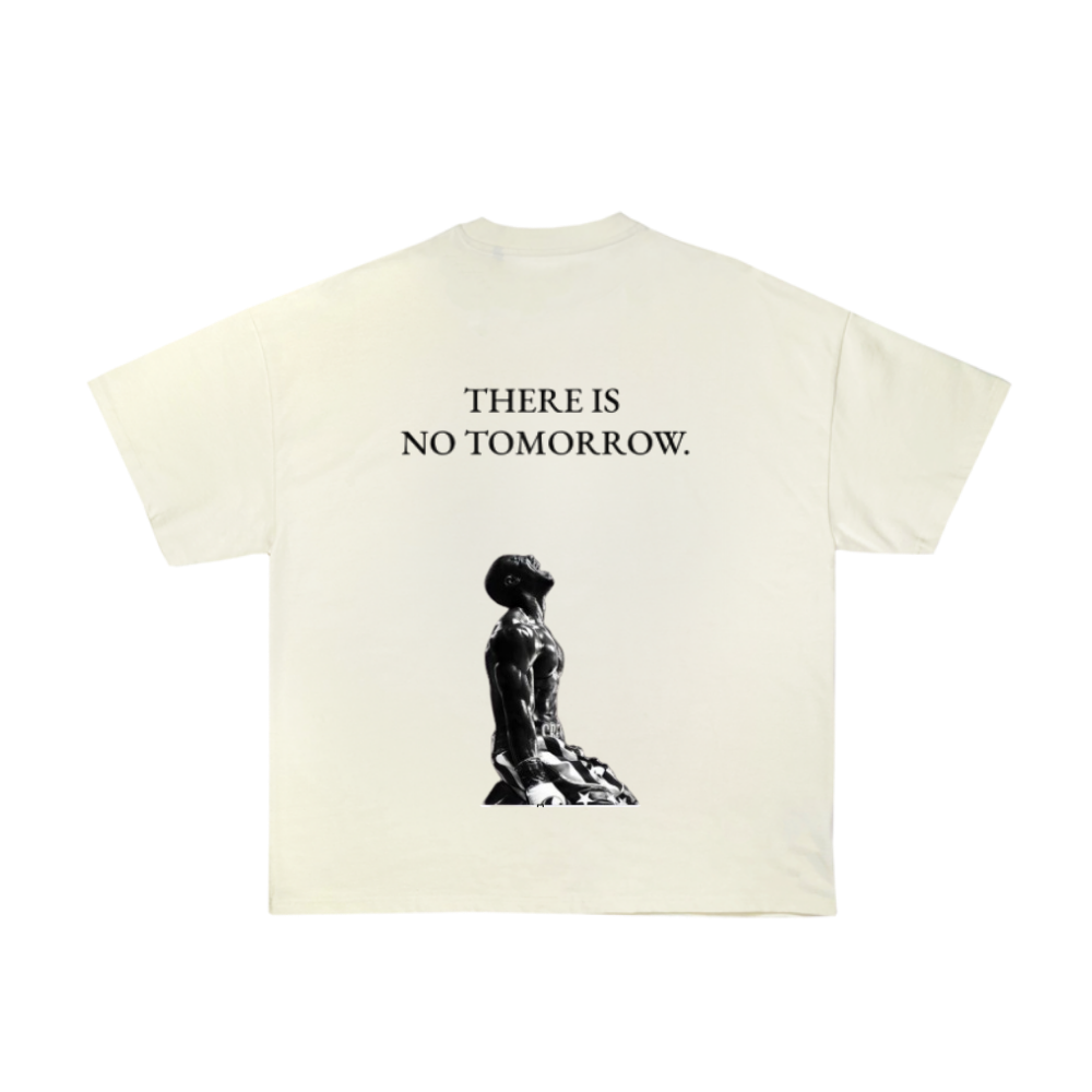 PULSE THERE IS NO TOMORROW. WHITE TEE