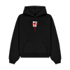 PULSE CROSS BLACK HOODIE