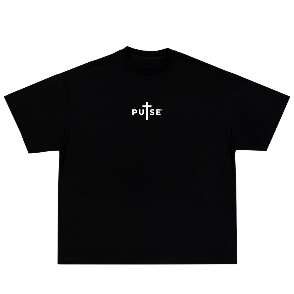 PULSE TRUST GOD BLACK TEE