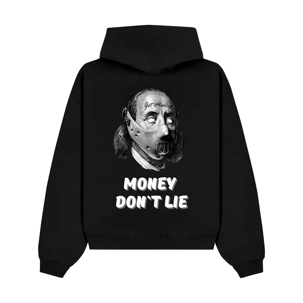 PULSE MONEY DON`T LIE BLACK HOODIE