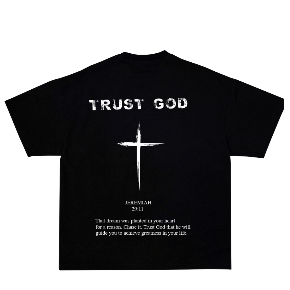 PULSE TRUST GOD BLACK TEE