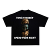 PULSE TIME IS MONEY BLACK TEE