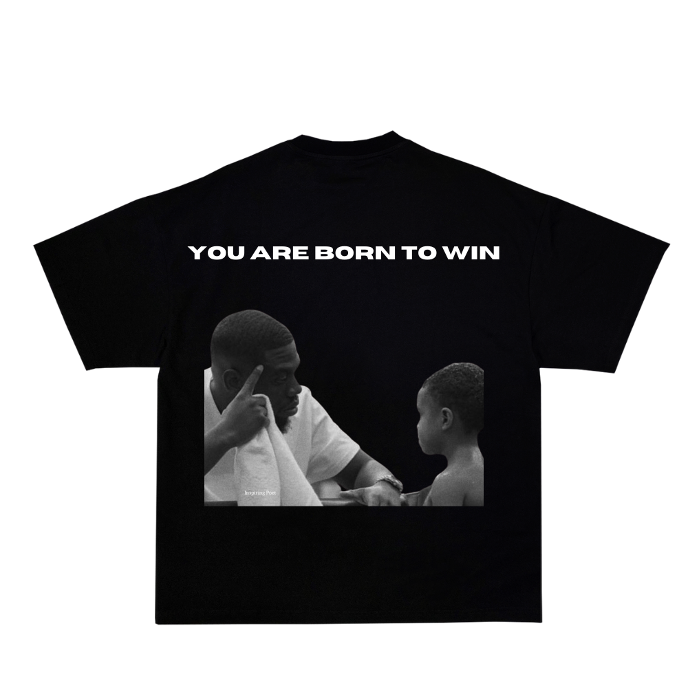 PULSE BORN TO WIN BLACK TEE