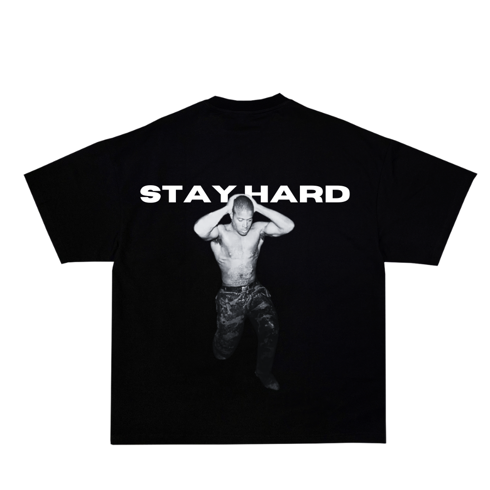 PULSE STAY HARD BLACK TEE