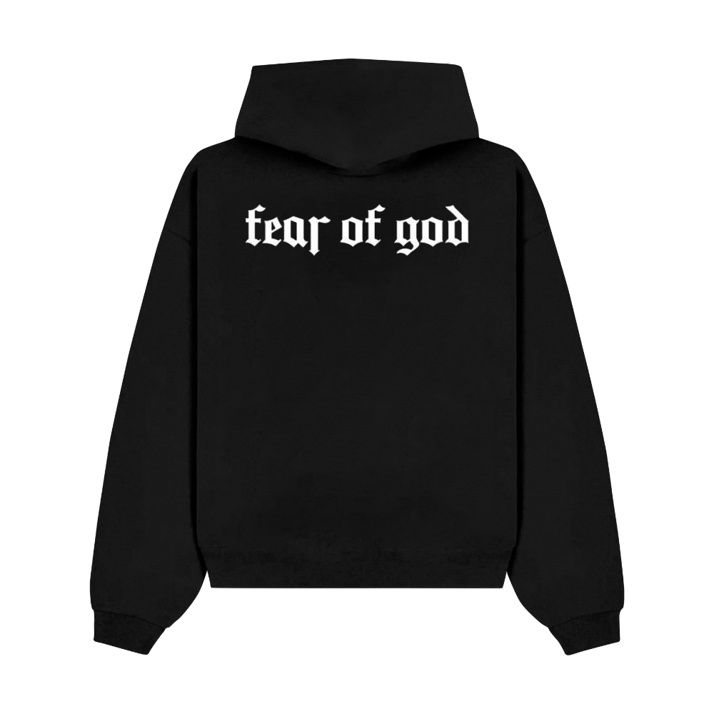 PULSE FEAR OF GOD BLACK HOODIE