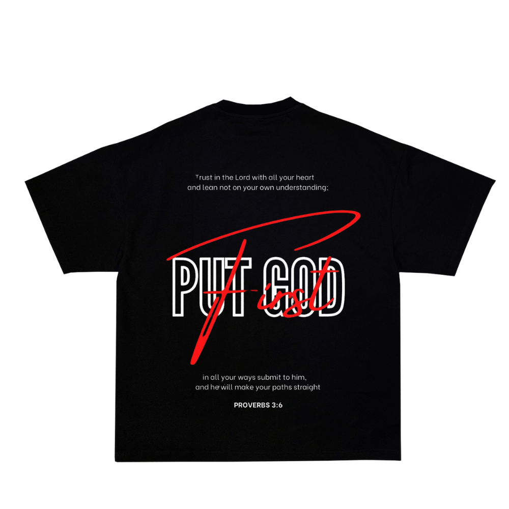 PULSE GOD FIRST BLACK TEE