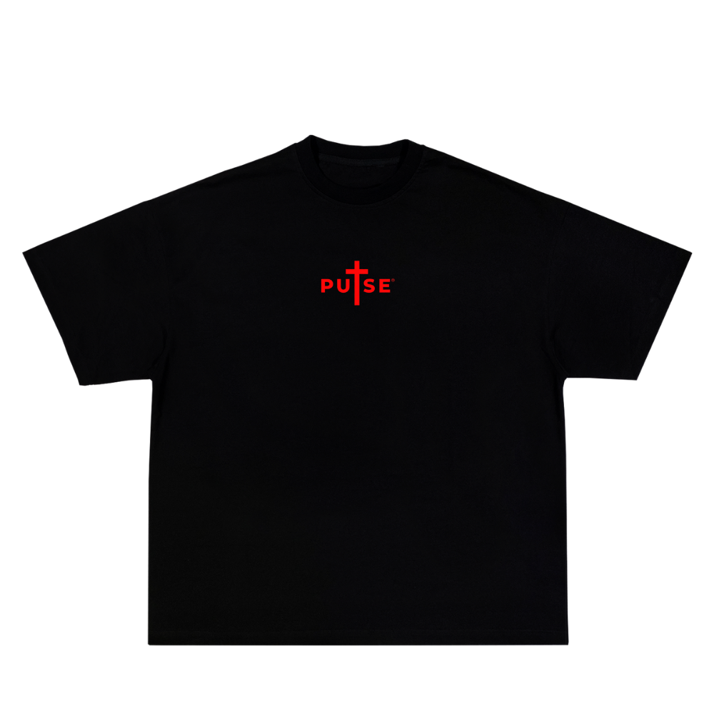 PULSE GOD FIRST BLACK TEE