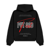 PULSE GOD FIRST BLACK HOODIE