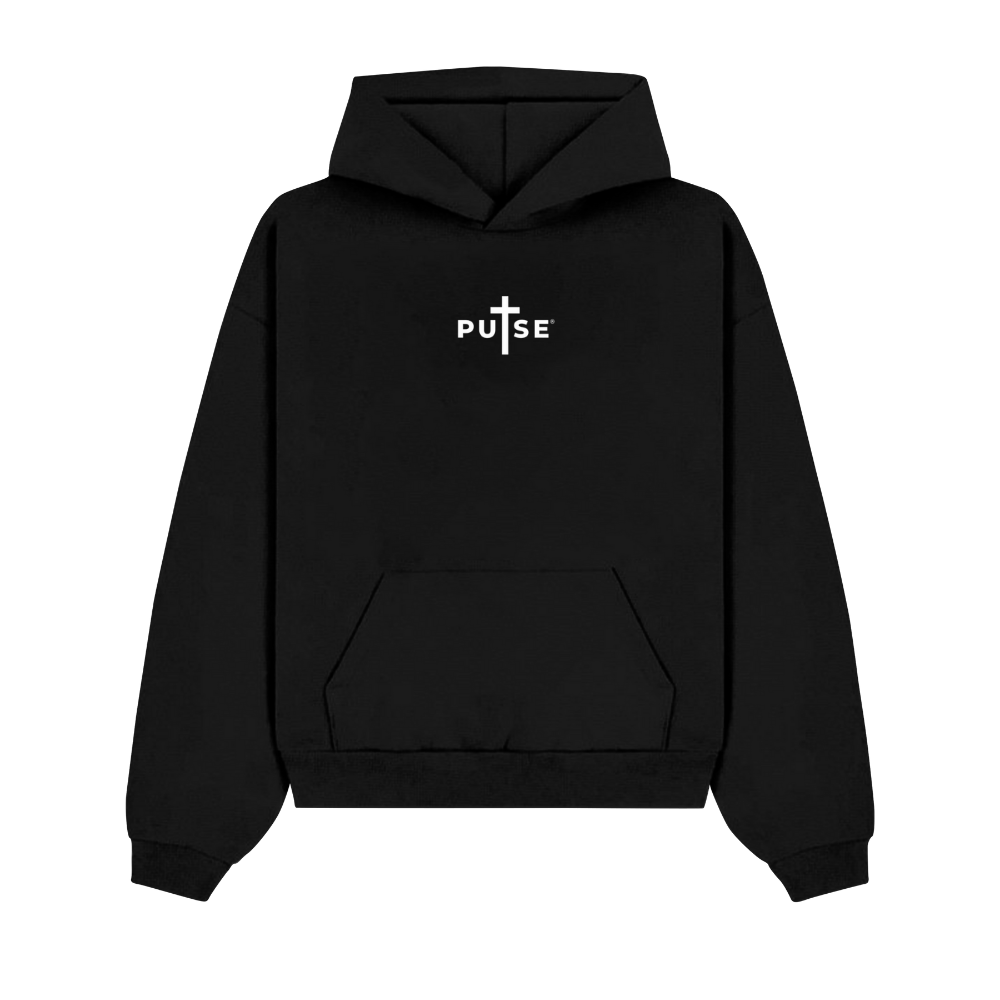 PULSE TRUST GOD BLACK HOODIE