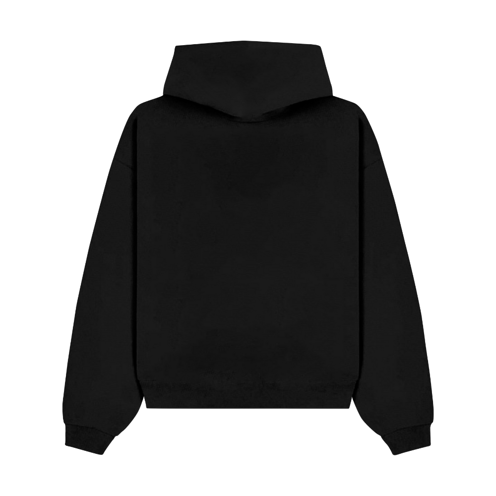 PULSE CROSS BLACK HOODIE