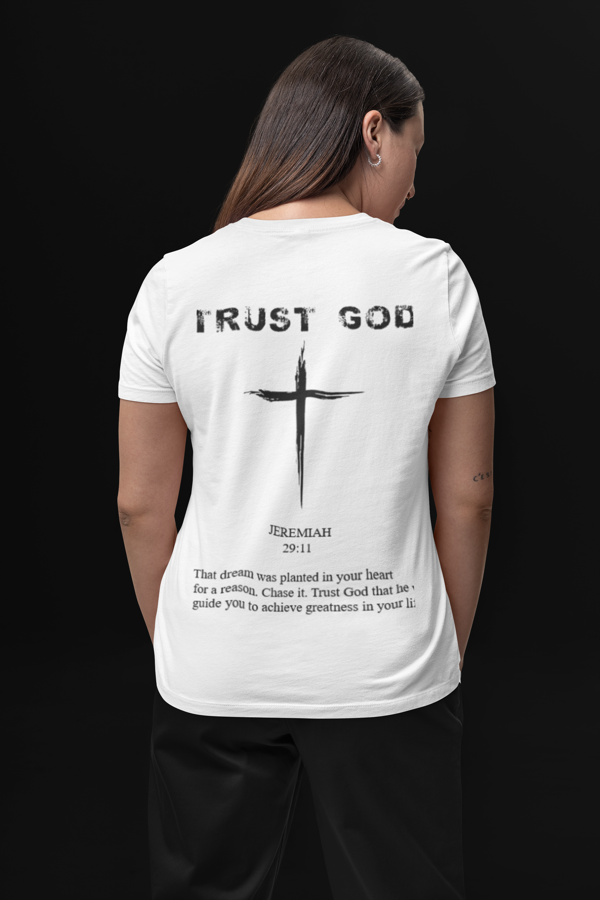 PULSE TRUST GOD WHITE TEE