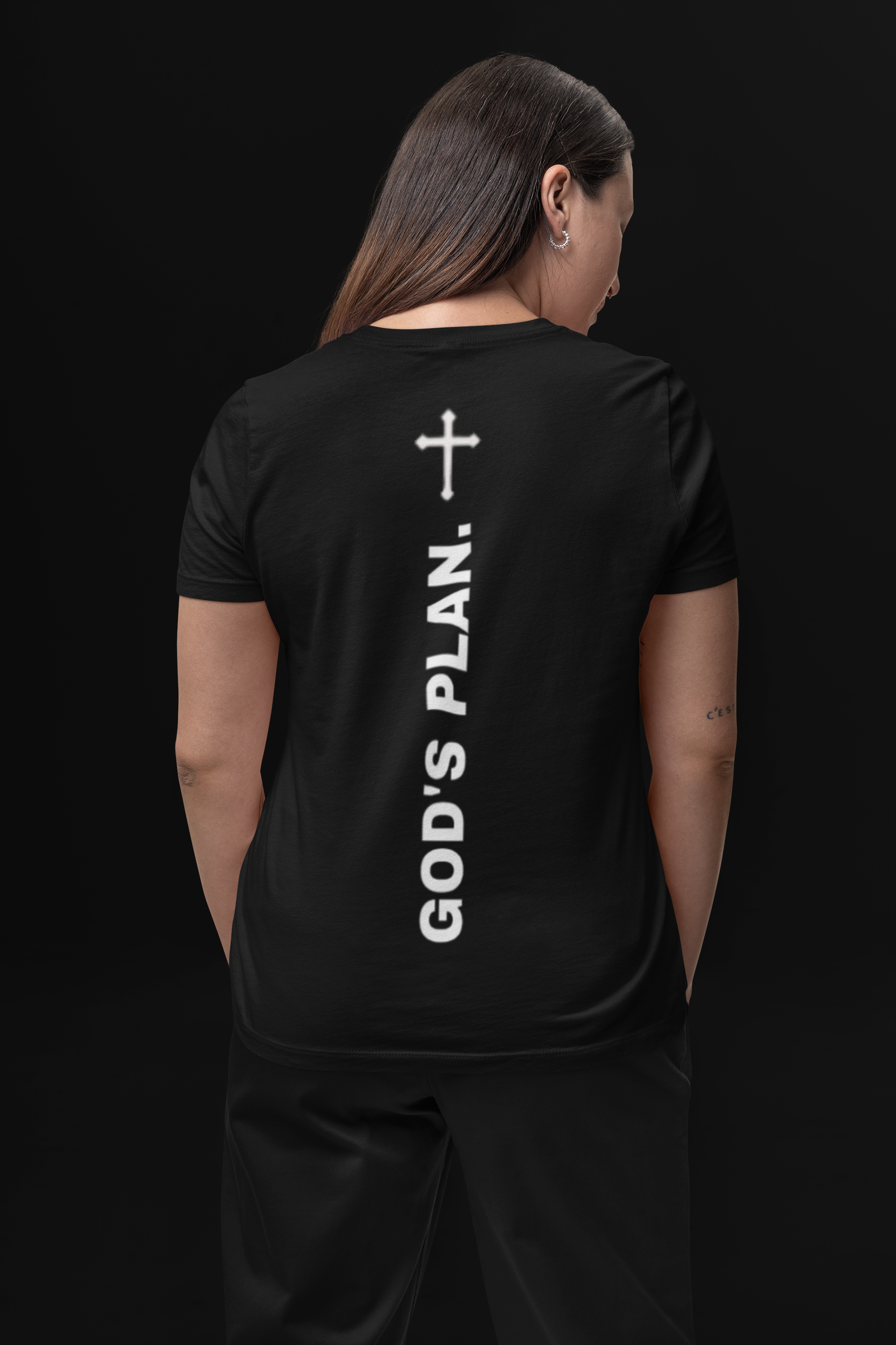 PULSE GOD`S PLAN. BLACK TEE