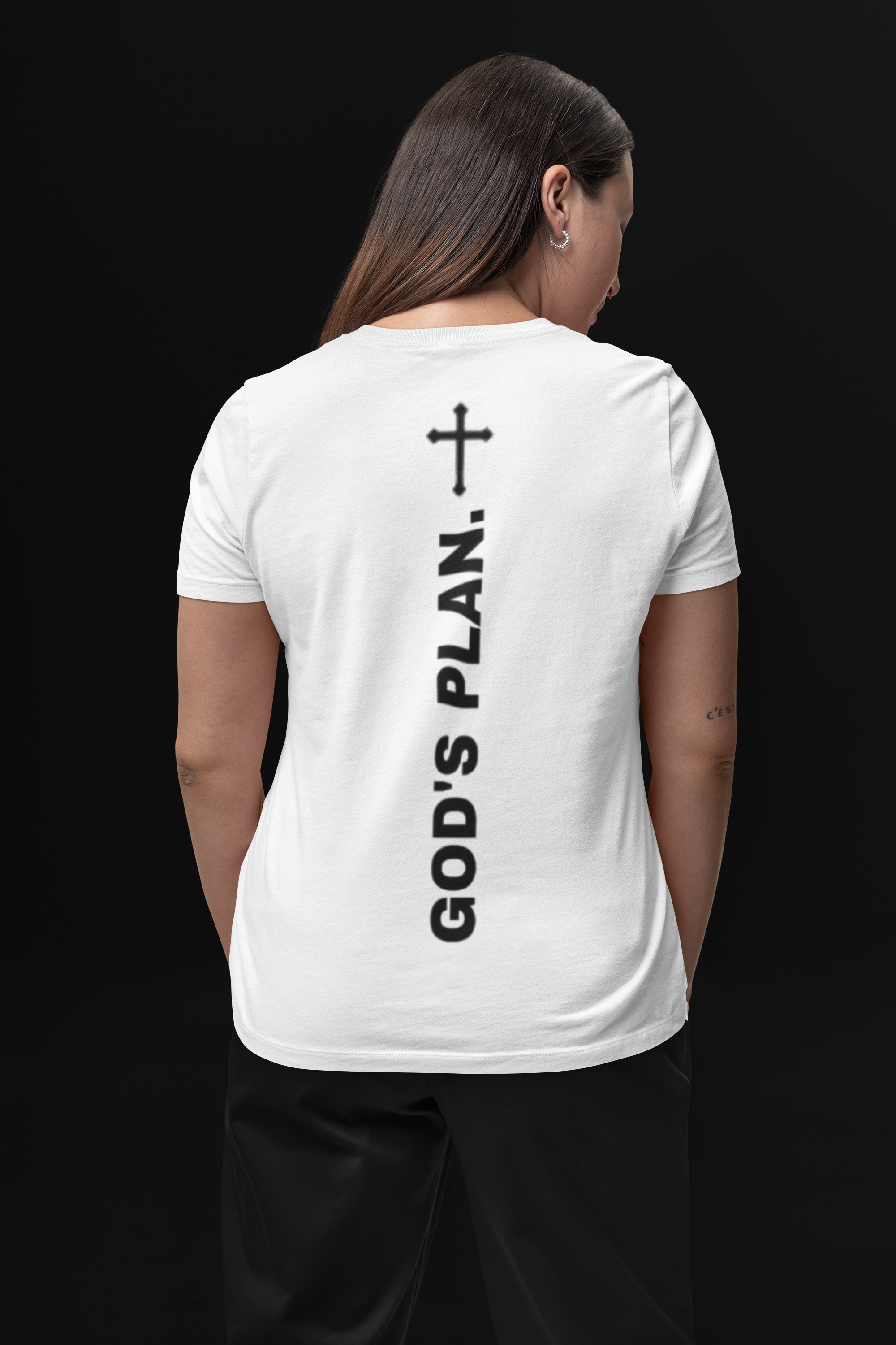 PULSE GOD`S PLAN. WHITE TEE