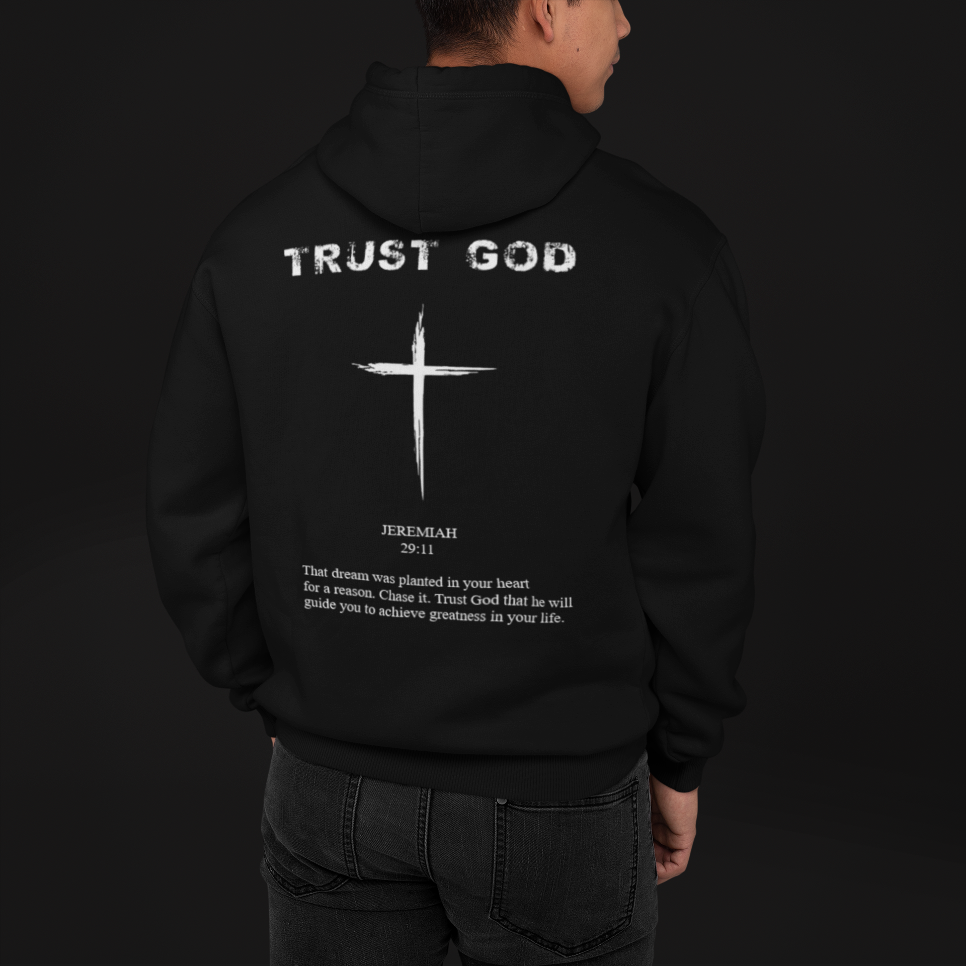 PULSE TRUST GOD BLACK HOODIE