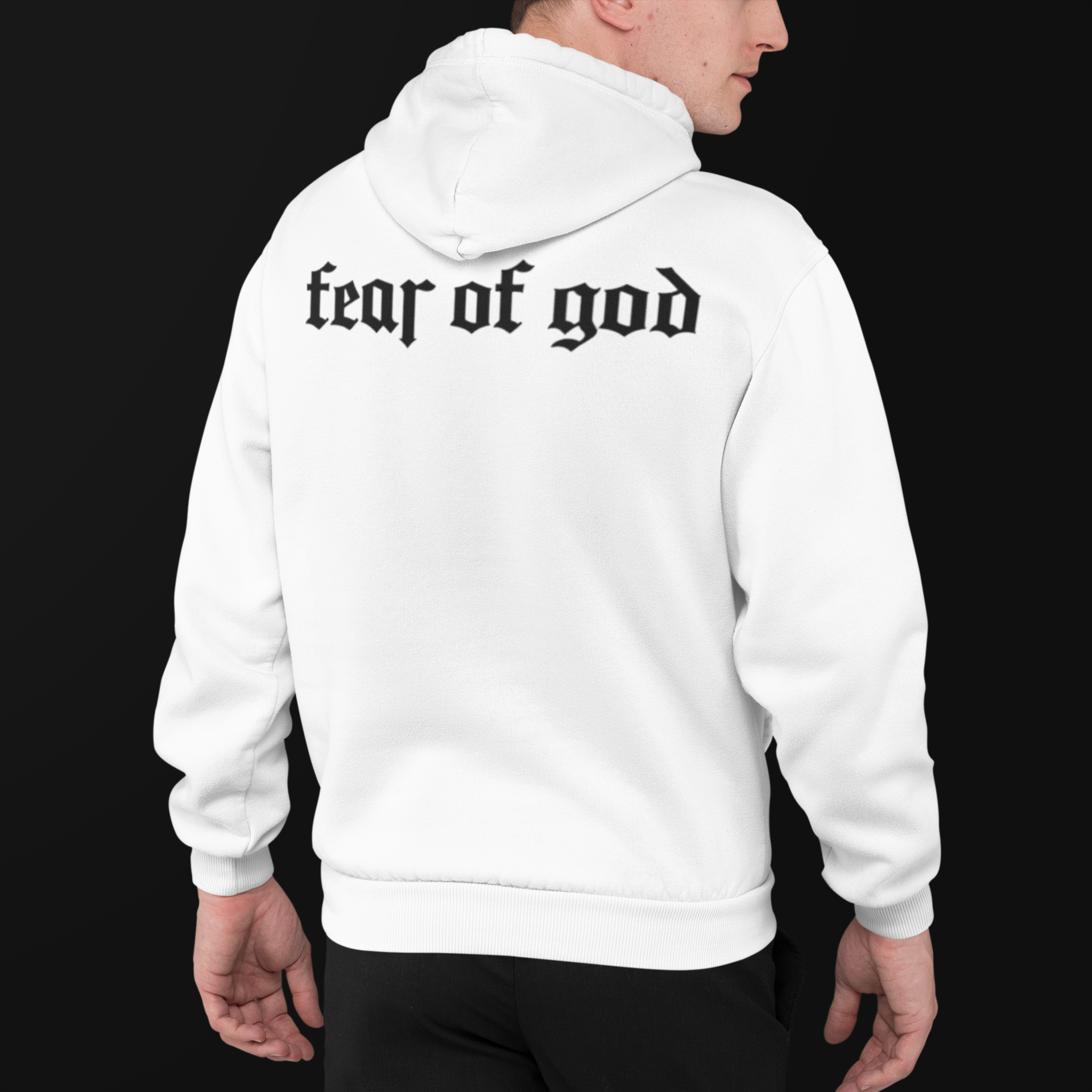 PULSE FEAR OF GOD WHITE HOODIE