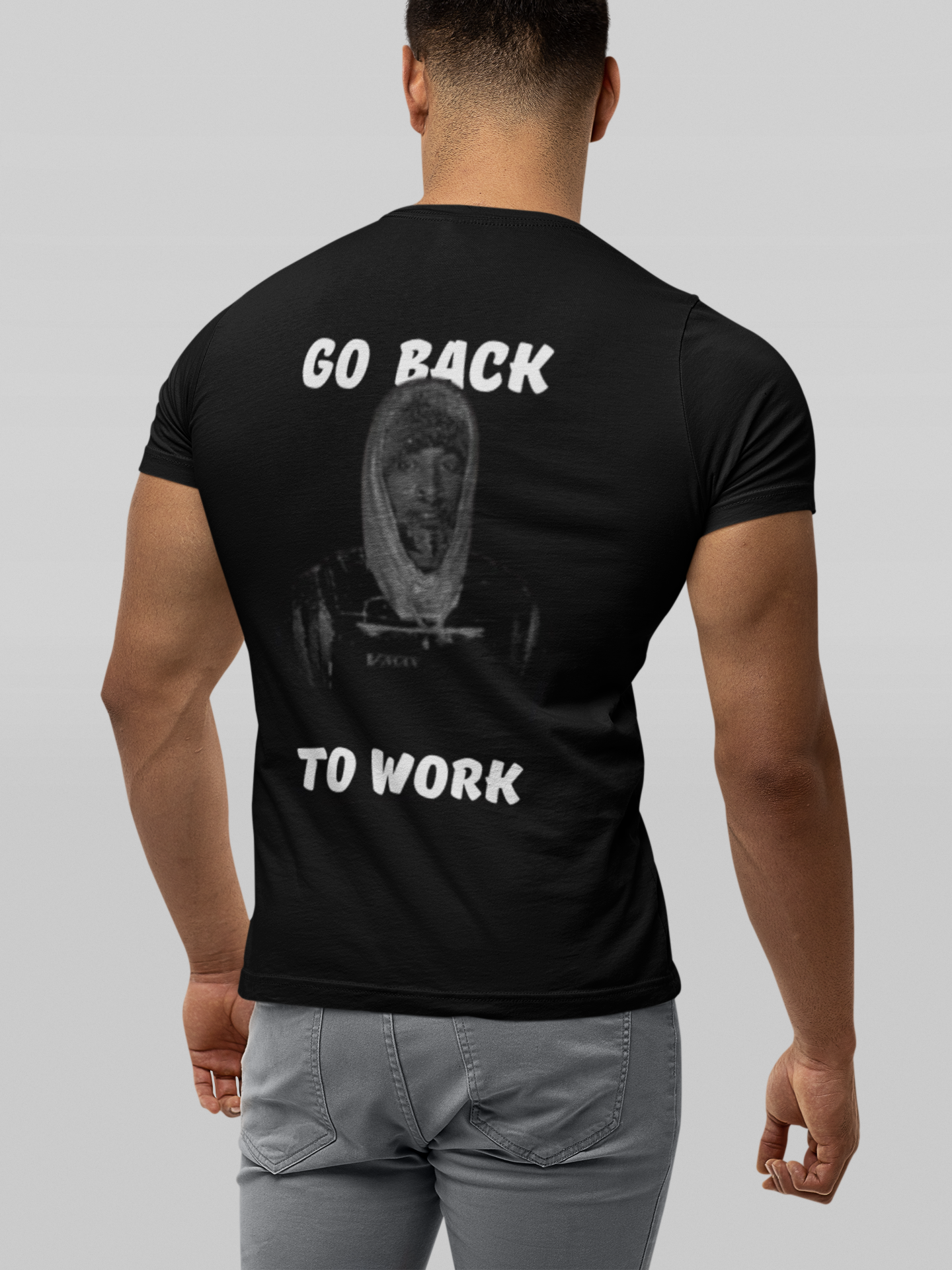 PULSE GO BACK TO WORK BLACK TEE