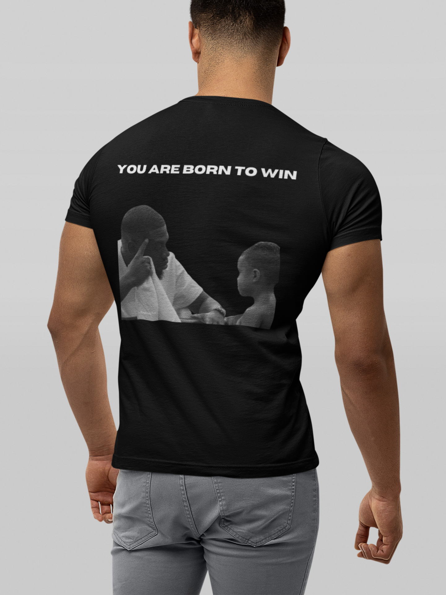 PULSE BORN TO WIN BLACK TEE