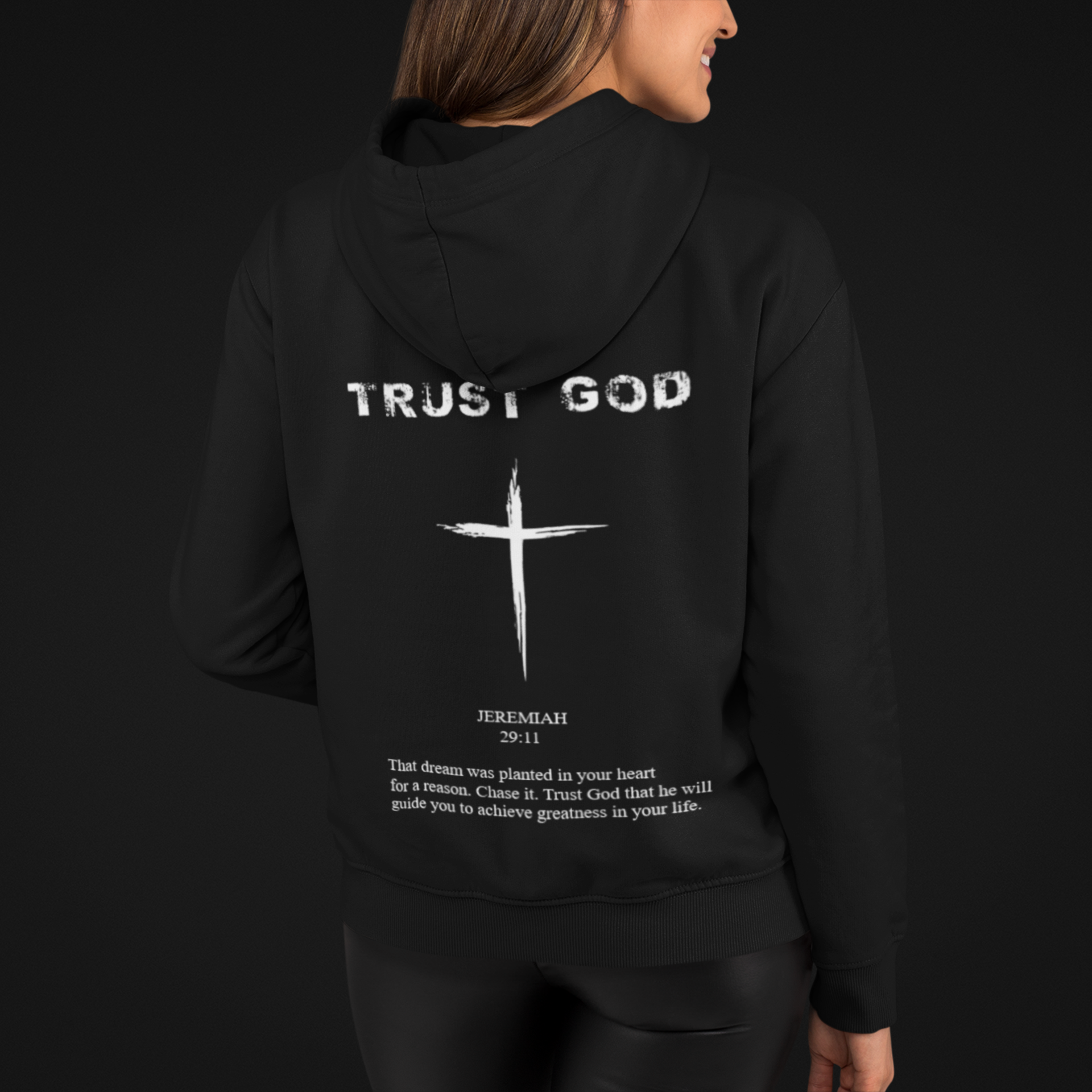 PULSE TRUST GOD BLACK HOODIE